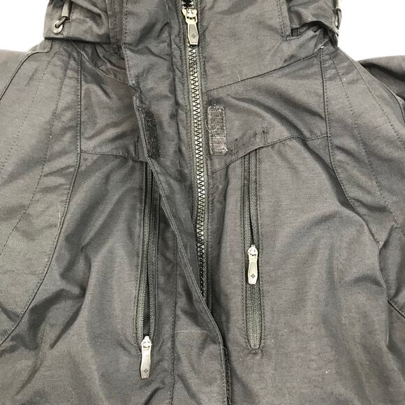 COLUMBIA Last Tracks Insulated Hooded Jacket Women S Black Omni-Heat Outdoor - Picture 8 of 16